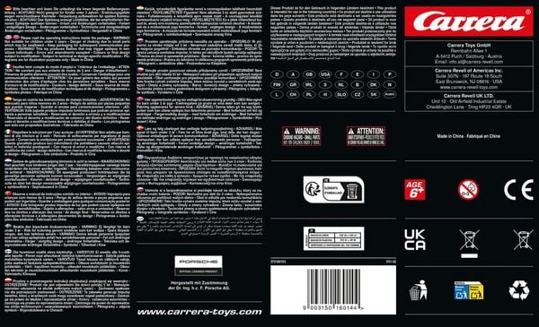 Carrera Ferngesteuertes Auto Porsche 911 GT3 R Lionspeed GP No.24 - S 28cm