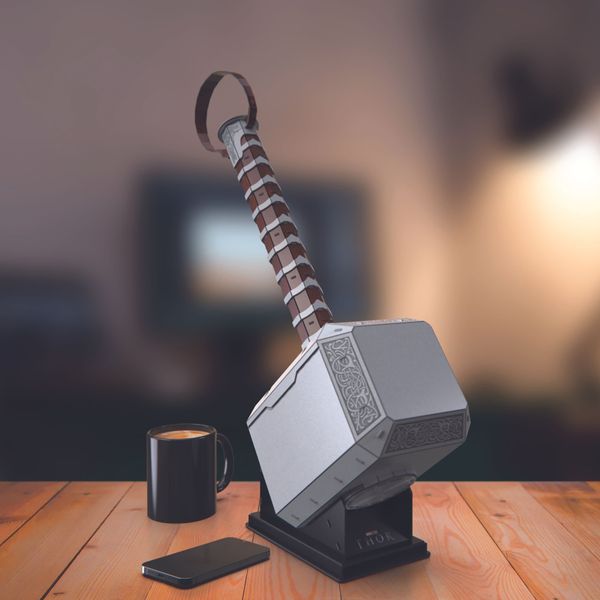 4D Build - Marvel Thor´s Hammer - detailreicher 3D-Modellbausatz aus hochwertigem Karton, 87 Teile, für Fans der Superhelden-Serie ab 12 Jahren