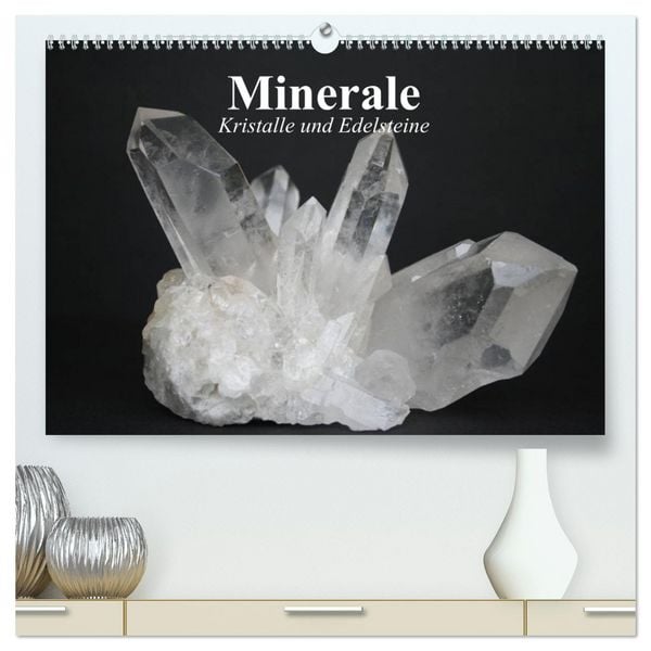 Minerale. Kristalle und Edelsteine (hochwertiger Premium Wandkalender 2026 DIN A2 quer), Kunstdruck in Hochglanz