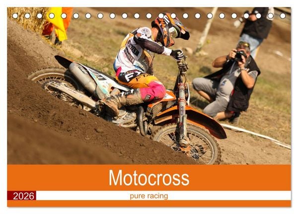 Motocross 2026 (Tischkalender 2026 DIN A5 quer), CALVENDO Monatskalender