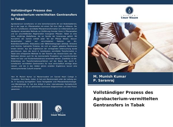 Vollständiger Prozess des Agrobacterium-vermittelten Gentransfers in Tabak