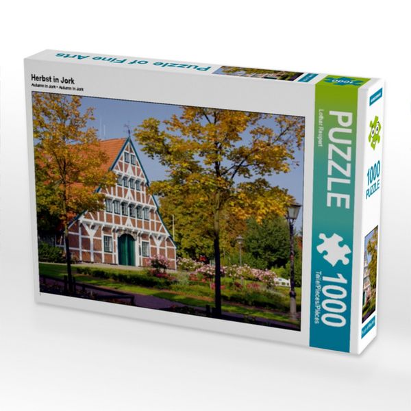 CALVENDO Puzzle Herbst in Jork 1000 Teile Lege-Größe 64x48cm Foto-Puzzle für glückliche Stunden