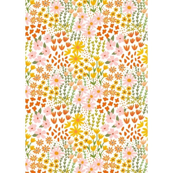 Idena Geschenkpapier Blumenwiese 70cmx2m
