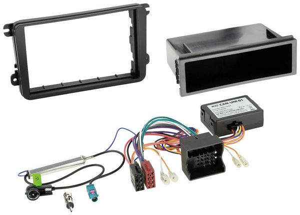 ACV 611320-15-02 Autoradio Einbaublende DIN Passend für (Auto-Marke): Seat, Skoda, Volkswagen