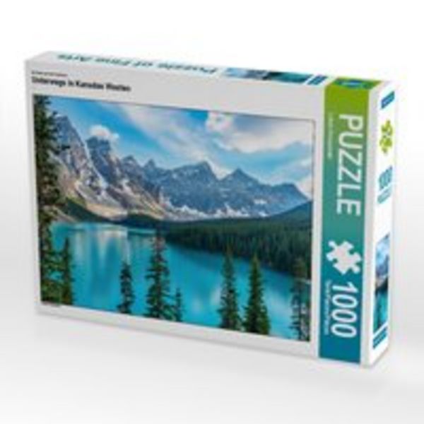 CALVENDO Puzzle Ein Motiv aus dem Kalender Unterwegs in Kanadas Westen 1000 Teile Lege-Größe 64x48cm Foto-Puzzle für glückliche Stunden