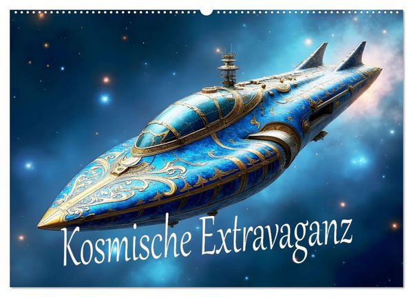 Kosmische Extravaganz (Wandkalender 2026 DIN A2 quer), CALVENDO Monatskalender