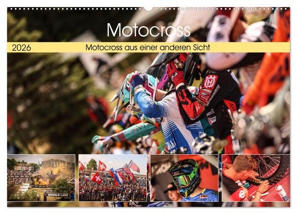 Motocross aus einer anderen Sicht (Wandkalender 2026 DIN A2 quer), CALVENDO Monatskalender