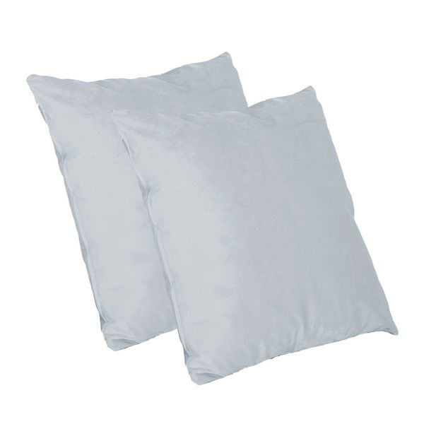 HTI-Living Kissen Nathalie Unifarben Zartblau 2er-Set Kissen Nathalie Unifarben Zartblau 2er-Set