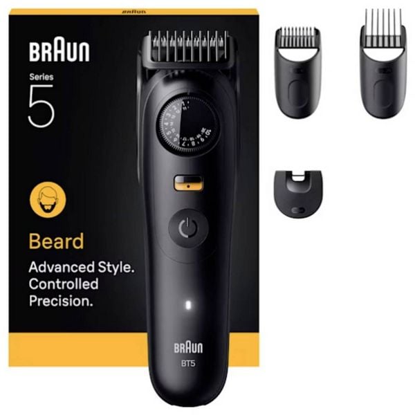 Braun Series 5 Beard Trimmer BT5520 Bartschneider, Präzisions Trimmer Schwarz
