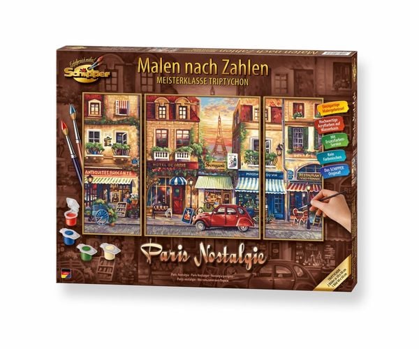 Malen nach Zahlen: Paris Nostalgie