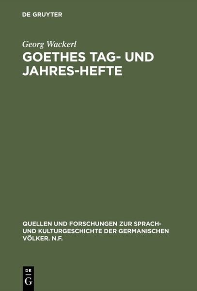Goethes Tag- und Jahres-Hefte