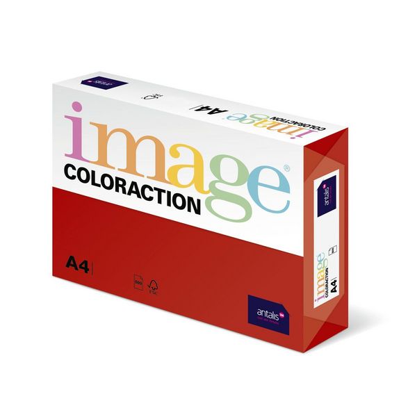 Kopierpapier image COLORACTION 120g/m² korallrot DIN A4 250 Blatt
