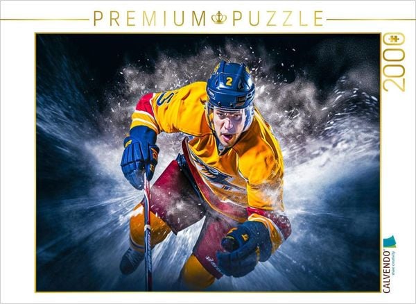 CALVENDO Puzzle Ein Motiv aus dem Kalender Eishockey und positive Gedanken 2000 Teile Lege-Größe 90x67cm Foto-Puzzle für glückliche Stunden