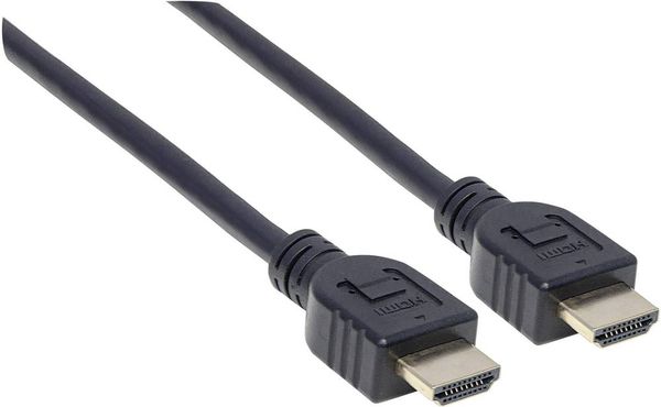 Manhattan HDMI Anschlusskabel HDMI-A Stecker, HDMI-A Stecker 7.50 m Schwarz 353960 4K UHD, UL-zertifiziert HDMI-Kabel