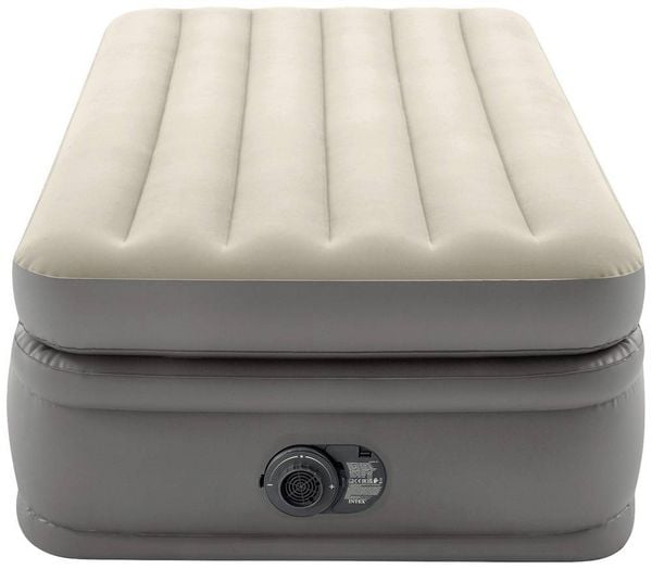 Intex 64162ND TWIN COMFORT ELEVATED AIRBED Luftbett (L x B x H) 191 x 99 x 51cm Beige, Braun