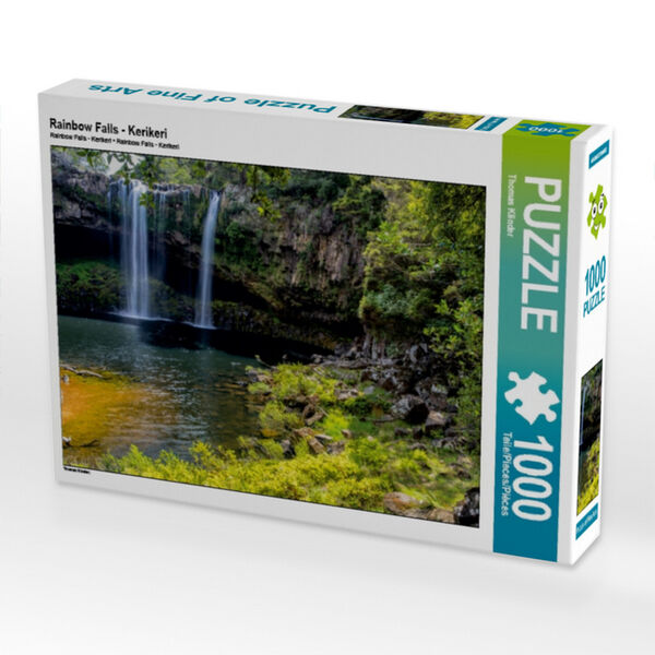 CALVENDO Puzzle Rainbow Falls - Kerikeri 1000 Teile Puzzle quer 1000 Teile Lege-Größe 64 × 48 cm Foto-Puzzle für glückliche Stunden