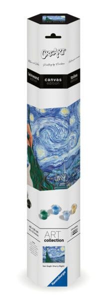 CreArt Canvas Leinwand - Leinwand Sternennacht (Van Gogh)