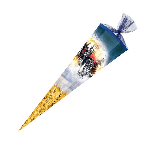 Schultüte 85cm 6eckig Trekker