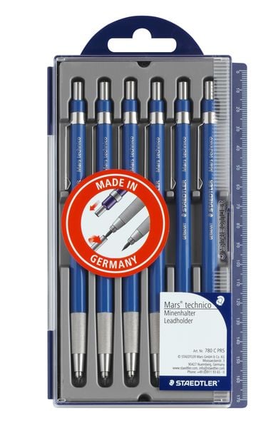 STAEDTLER Bleistift Fallminenstift Mars® technico 6er Set