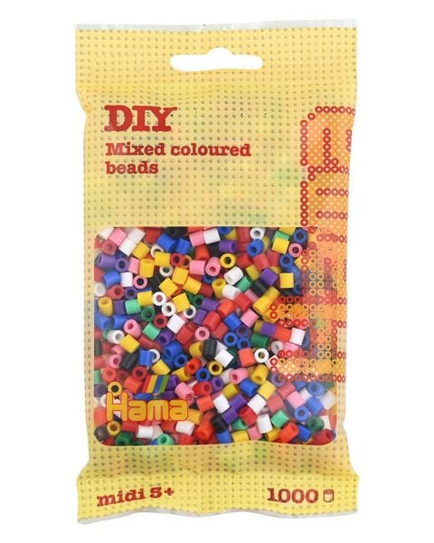 Hama® Bügelperlen Perlen gemischt, 1.000 Stück.