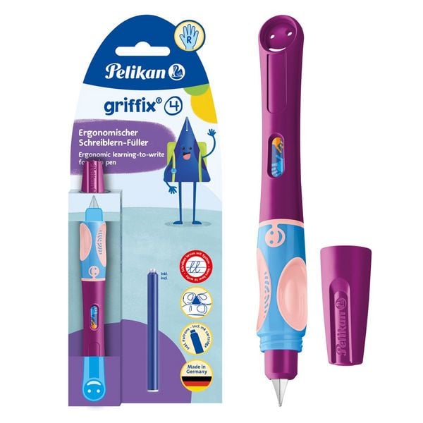 Pelikan Füller griffix RH A sweetberry Blister