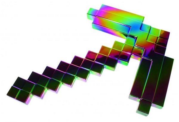 Minecraft Netherit Slick Spitzhacke, 50 cm