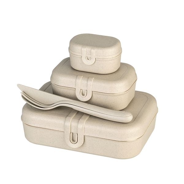 Koziol Lunchbox-Set + Besteck PASCAL Lunchbox-Set + Besteck PASCAL
