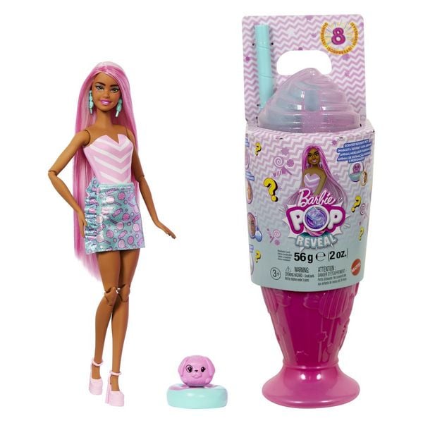 Barbie Pop! Reveal Barbie Treats Serie Pink Doll