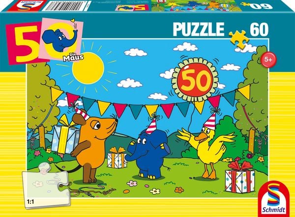 Alles Liebe zum Geburtstag, 50. Geburtstag Elefant, 60 Teile