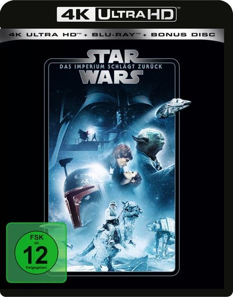 Star Wars - Das Imperium schlägt zurück (4K Ultra HD) (+ Blu-ray 2D) (+ Bonus-Blu-ray)