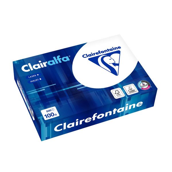 Clairefontaine Kopierpapier 100g/m² weiß DIN A4 500 Blatt