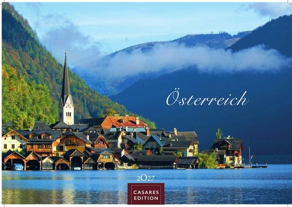 Österreich Kalender 2027 – Wandkalender Fotokalender Österreich Kalender Alpenkalender Alpenländer 35x50cm Grosses Format - Atemberaubende Landschaften