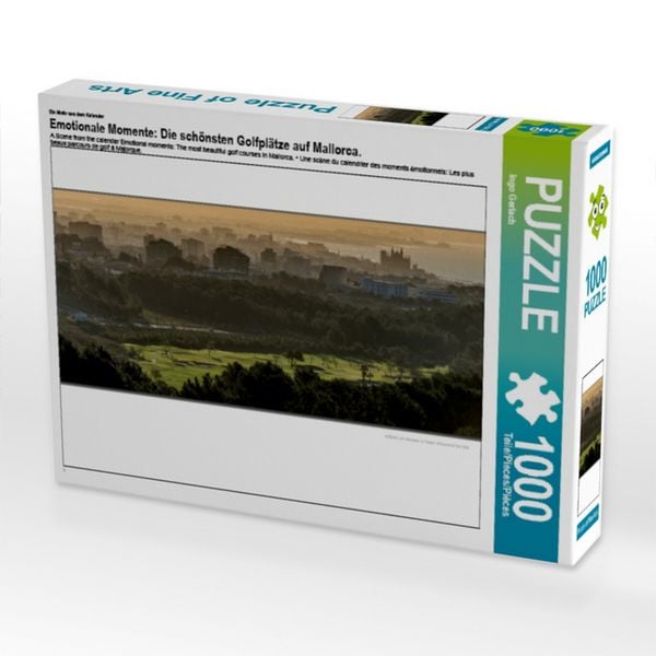 CALVENDO Puzzle Ein Motiv aus dem Kalender Emotionale Momente: Die schönsten Golfplätze auf Mallorca. 1000 Teile Lege-Größe 64x48cm Foto-Puzzle für glückliche Stunden