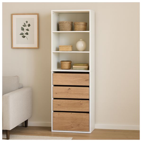 HTI-Living Kommode Nina XXL weiß artisan Kommode Nina XXL weiß artisan