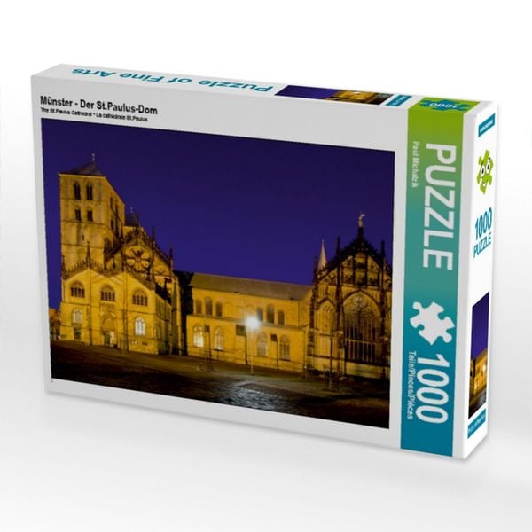 CALVENDO Puzzle Münster - Der St.Paulus-Dom 1000 Teile Lege-Größe 64x48cm Foto-Puzzle für glückliche Stunden