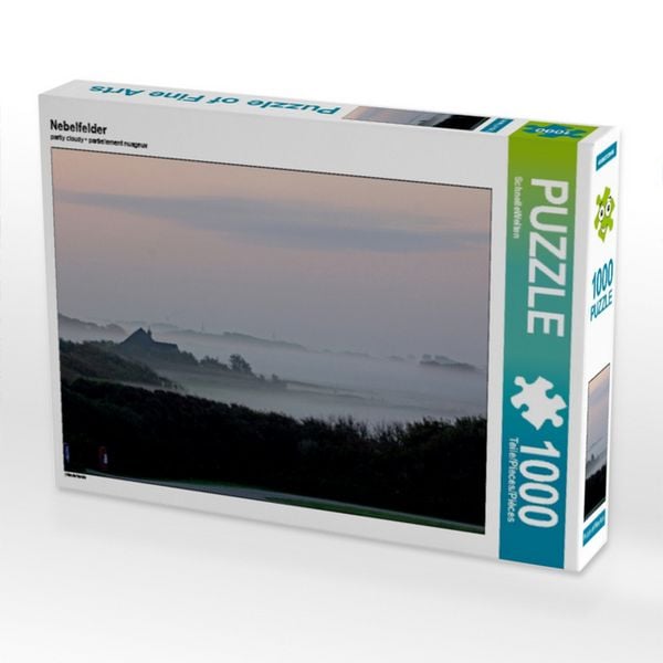 CALVENDO Puzzle Nebelfelder 1000 Teile Puzzle quer 1000 Teile Lege-Größe 64 × 48 cm Foto-Puzzle für glückliche Stunden