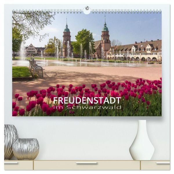 Freudenstadt im Schwarzwald - Wandkalender (hochwertiger Premium Wandkalender 2026 DIN A2 quer), Kunstdruck in Hochglanz