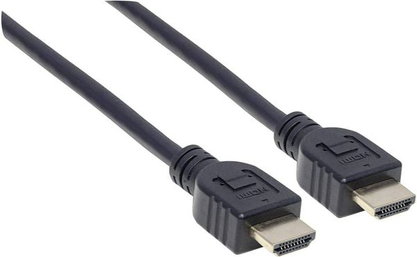 Manhattan HDMI Anschlusskabel HDMI-A Stecker, HDMI-A Stecker 3.00 m Schwarz 353946 4K UHD, UL-zertifiziert HDMI-Kabel