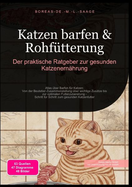 BARF (DE) / Katzen barfen & Rohfütterung: Der praktische Ratgeber zur gesunden Katzenernährung