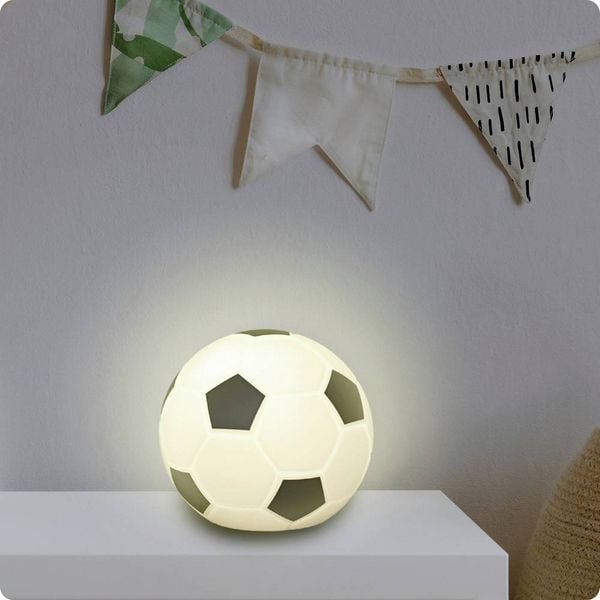 Ansmann LED-Silikonlicht Fußball wiederaufladbar 1800-0099 LED-Leuchtkugel, LED-Nachtlicht LED