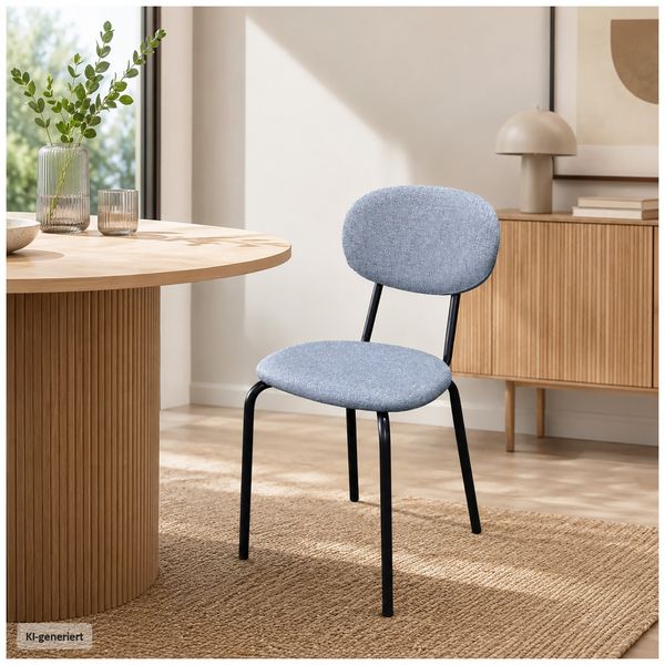 HTI-Living Stuhl Anella Grau Stuhl Anella Grau