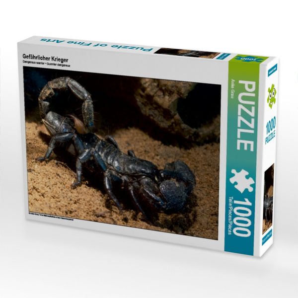 CALVENDO Puzzle Gefährlicher Krieger 1000 Teile Lege-Größe 64x48cm Foto-Puzzle für glückliche Stunden