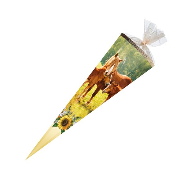 Schultüte Fohlenweide 85cm eckig