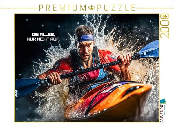 CALVENDO Puzzle Ein Motiv aus dem Kalender Kajak und Motivation 2000 Teile Lege-Größe 90x67cm Foto-Puzzle für glückliche Stunden