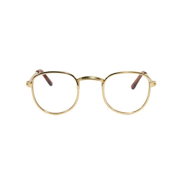 Puppen-Lesebrille, gold
