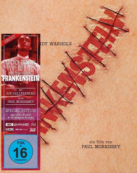 Andy Warhols Frankenstein - Mediabook - Cover B (4K Ultra HD) (+2 Blu-rays)