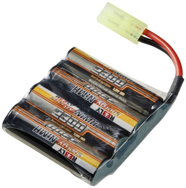 Reely Modellbau-Akkupack (NiMh) 4.8 V 2300 mAh Zellen-Zahl: 4 Mignon (AA) Side-by-Side Mini-Tamiya