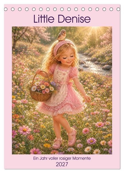 Little Denise (Tischkalender 2027 DIN A5 hoch), CALVENDO Monatskalender