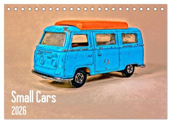 Small Cars (Tischkalender 2026 DIN A5 quer), CALVENDO Monatskalender