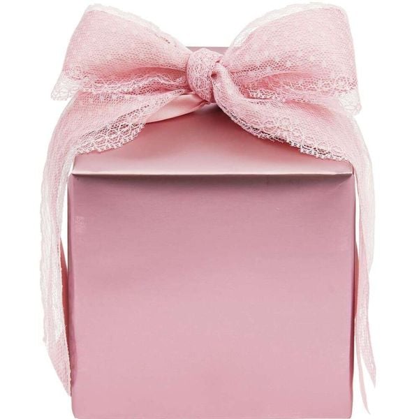 Geschenkpapier Metallic Rosa, Matt